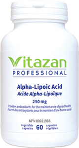 Alpha-Lipoic Acid 125mg & 250mg, 60 Veg Caps, Vitazan