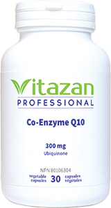 Co-Enzyme Q10 300mg, 30 Veg Caps, Vitazan