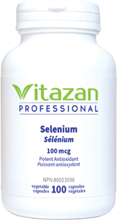 Selenium 100mcg, 100 Caps, Vitazan