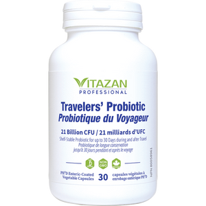 Travelers’ Probiotic, 30 Veg Caps, Vitazan