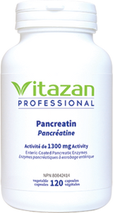 Pancreatin, 120 Veg Caps, Vitazan