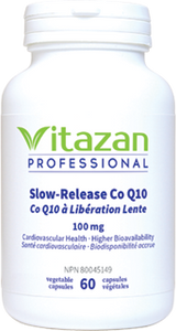 Slow-Release Co Q10, 60 Veg Caps, Vitazan