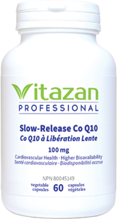 Slow-Release Co Q10, 60 Veg Caps, Vitazan