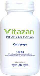 Cordyceps 500mg, 60 Veg Caps, Vitazan