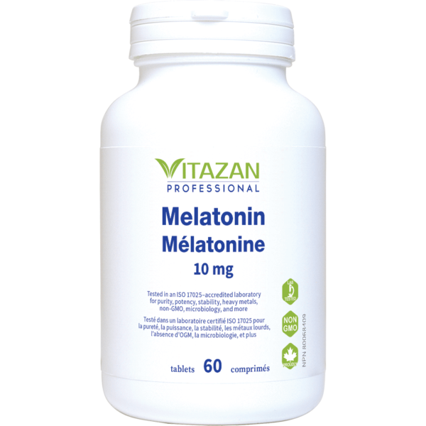 Melatonin 10mg, 60 Tabs, Vitazan