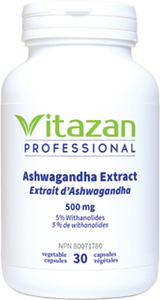 Ashwagandha Extract, 30 Veg Caps, Vitazan