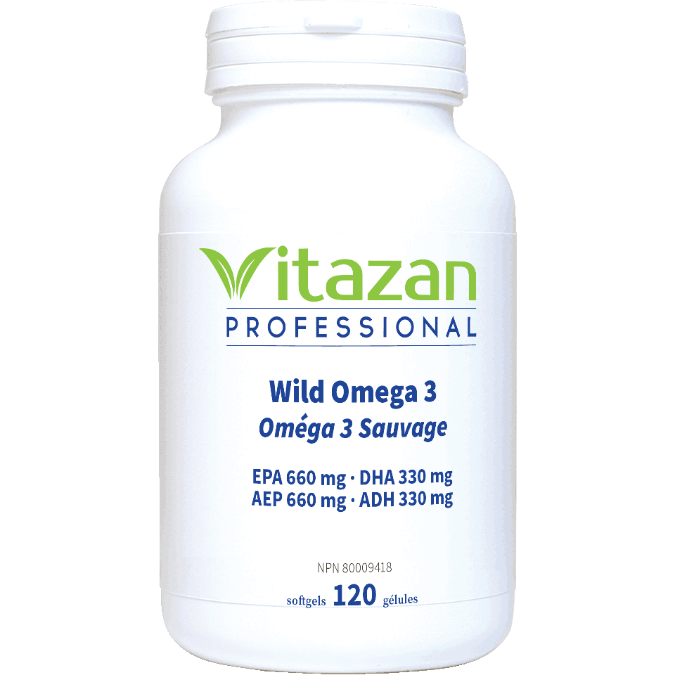 Wild Omega 3 EPA 660 - DHA 330, 120 Softgels, Vitazan