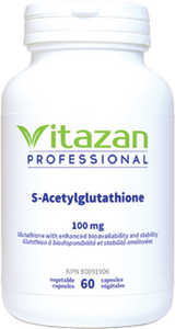 S-acetylglutathione 100mg, 60 Caps, Vitazan