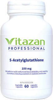 S-acetylglutathione 100mg, 60 Caps, Vitazan