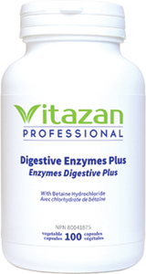 Digestive Enzymes Plus, 100 Caps, Vitazan