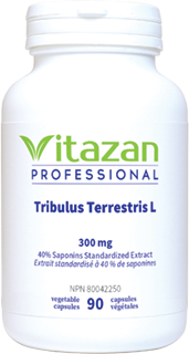 Tribulus Terrestris L 300mg, 90 Veg Caps, Vitazan