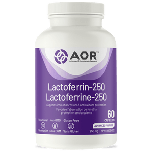 Lactoferrin-250mg, 60 Caps, AOR