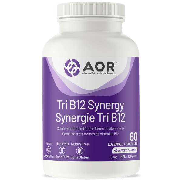 Tri B12 Synergy, 60 Lozenges, AOR